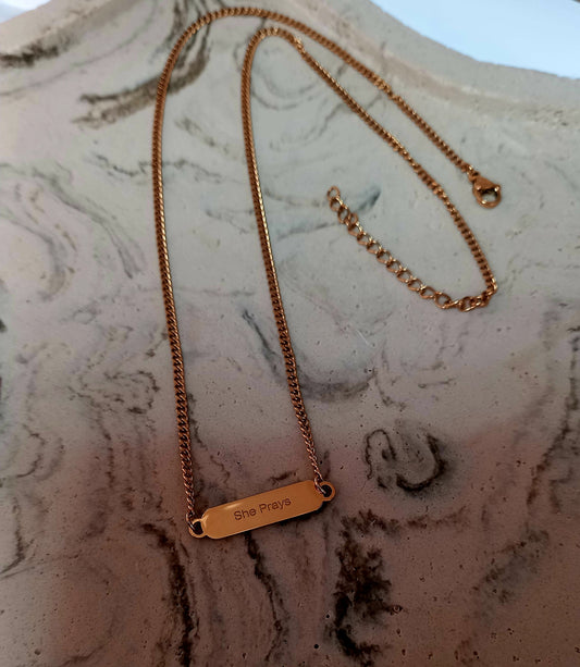 She Prays Necklace